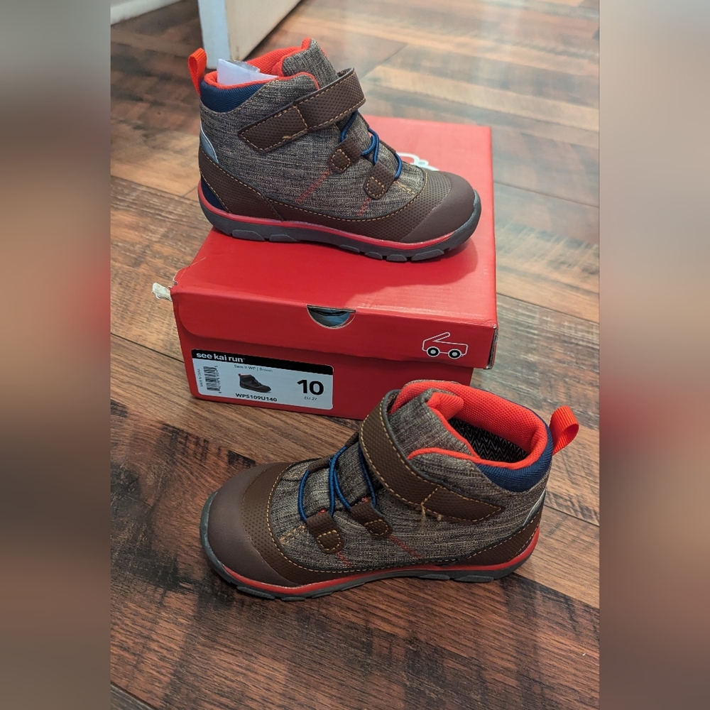 [NWT] See Kai Run | Sam II waterproof boots, size 10 toddker